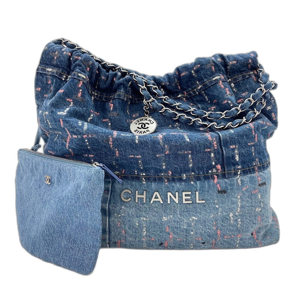 Chanel CHANEL 22 Shoulder Bag Navy